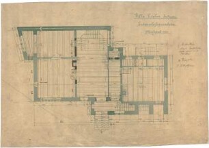 Billing, Hermann; Karlsruhe, Jahnstr. 24; Haus Lieber - Grundriss EG