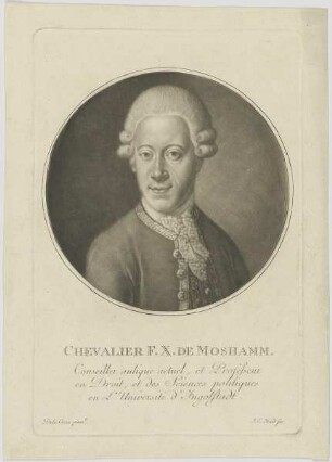 Bildnis des F. X. de Moshamm