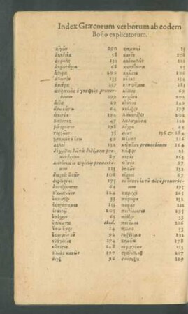 Index Graecorum verborum ...