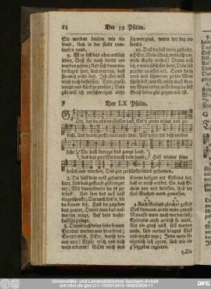 Der LX Psalm.