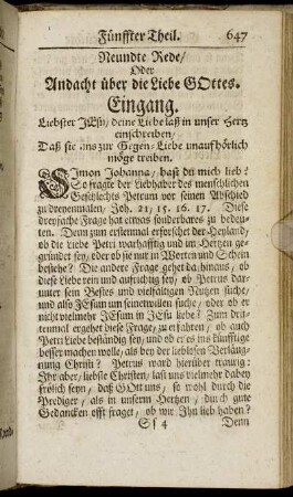Neundte Rede. - Vierzehende Rede.