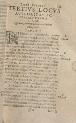 [Tertivs Locvs authoritate Ecclesiae catholicae.]