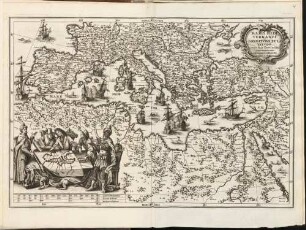 Maris Mediterranei Longitudo Et Latitudo : cum suis Provinciis circumvicinis Geographice exhibita