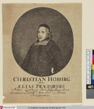 Christian Hoburg aliàs Elias Praetorius [Christian Hoburg]