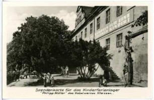 Schieritz. Schlosshof, Spendenkarte für Kinderferienlager