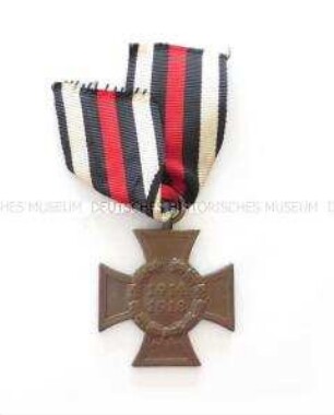 Ehrenkreuz des Weltkrieges 1914-1918 für Kriegsteilnehmer