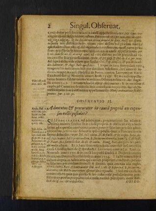 Observatio II. Advocatus et procurator in causâ propriâ an expensas feclèpostulet?