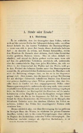 Die Grundsätze über den Schadenersatz in den Volksrechten