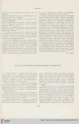Muzeum Stanisława Wyspiańskiego w Krakowie