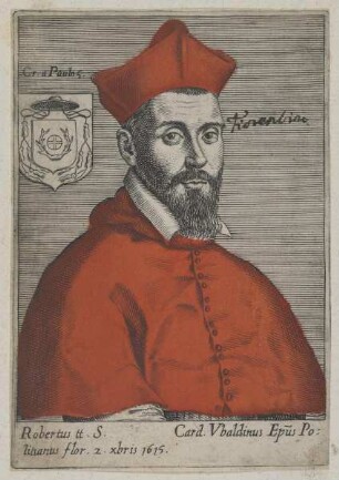 Bildnis des Robertus Pudentianae, Card. Vbaldinus