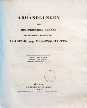 Über die Einwohner Deutschlands im zweyten Jahrhundert der christlichen Zeitrechnung, namentlich über Sachsen und Bayern nach Claudius Ptolemaeus