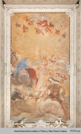 Marienvision der Heiligen Klara von Assisi