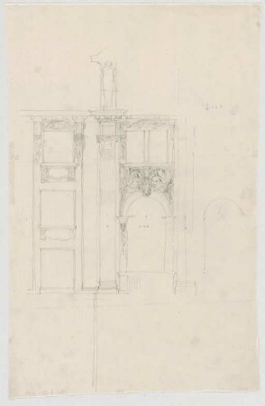 Thiersch, Friedrich von; Wiesbaden; Kurhaus - Teilansicht