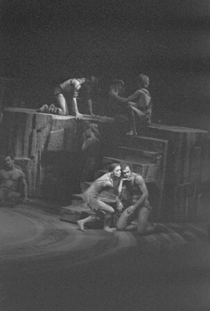 Szenenbilder aus "Spartacus", Ballett von Aram Chatchaturjan. Deutsche Staatsoper Berlin, Erstaufführung 05.05.1973