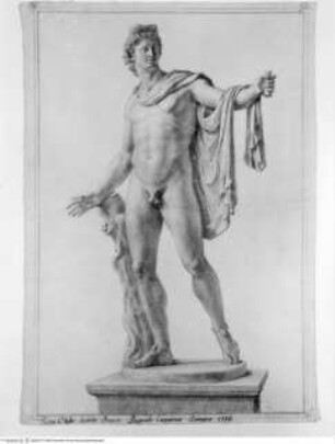 Concorso Accademico 1775, Terza Classe: Die Statue des Apoll von Belvedere, secondo premio