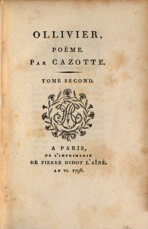 Ollivier : Poeme, 2