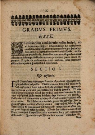 Quatuor gradus naturae: esse, vivere, sentire, et intelligere