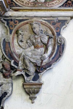 Epitaph für den Ratsmeister Paul Mues — Die Hoffnung als eine der drei theologischen Tugenden