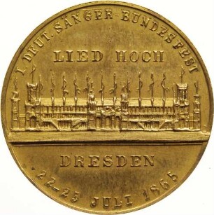 Dresden - 1. Deutsches Sängerbundesfest