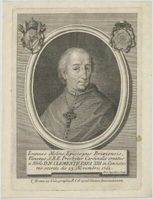 Bildnis des Ioannes Molino, Episcopus Brixiensis