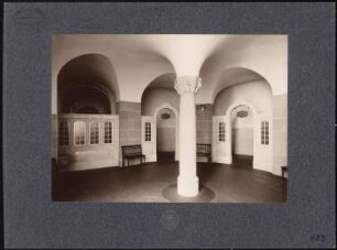 Kammergericht, Berlin-Schöneberg: Innenansicht Wartehalle im Erdgeschoss (Südseite)