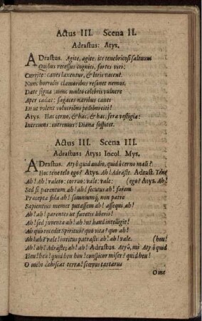 Scena II. Adrastus: Atys.