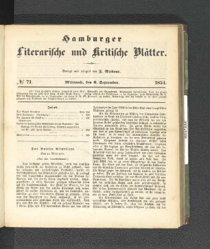 No. 71. 6. September 1854