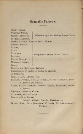 Julius Caesar by William Shakespeare : Für den Schulgebrauch erklärt von L. Riechelmann