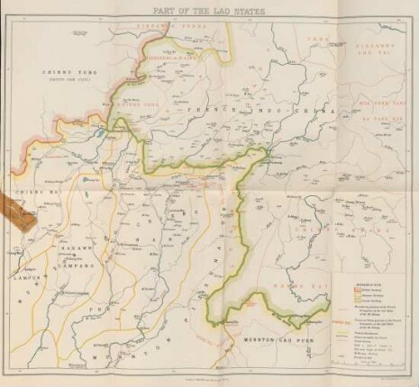Part of the Lao states