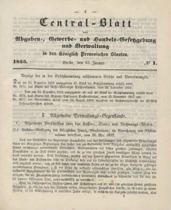 15. Januar-31. Dezember 1853 = No. 1-24