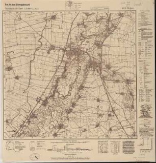 Section Pegau aus: Topographische Karte (Meßtischblätter) Sachsen