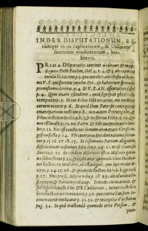 Index Disputationum [...]