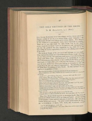 The Holy Writings of the Sikhs.
