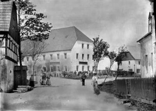 Gasthaus Hille am Grenzübergang nach Ulmbach (Böhm.)