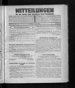 Jahrgang 1929, Hamburg, den 24. März, Nummer 12