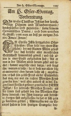 Am H. Oster-Montag.