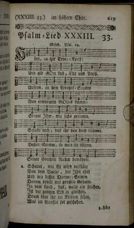 Psalm-Lied XXXIII. 33. - Psalm-Lied XLI. 41.
