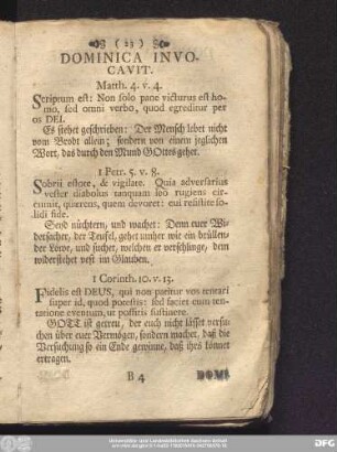 Dominica Invocavit.