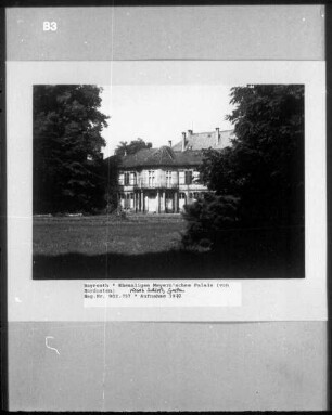 Ehemaliges Meyern'sches Palais