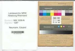 Entnazifizierung Eduard Neumann , geb. 12.08.1892 (Arbeiter)