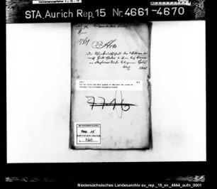 Die der Witwe des Gelt Sypkes in dem Haus bei Canum am Pewsumer Tief erlaubte Schankwirtschaft