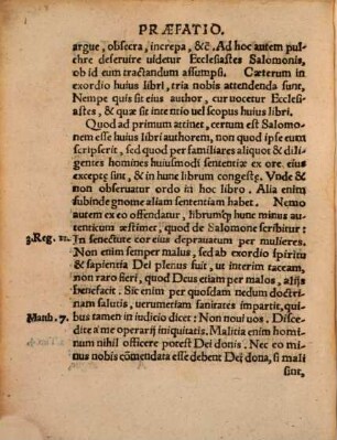 In Ecclesiasten Salomonis Annotationes, Piae Et Ervditae : Ex Variis cum veterum Orthodoxorum, tum recentiorum scriptis congestae, ac olim etiam pro concione enarratae Anno M.D.XXXIIII. Moguntiae