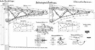 Riedlingen: Empfangsgebäude Bahnsteigdach Binder