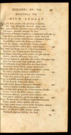 Epistola VII Dido Aeneae