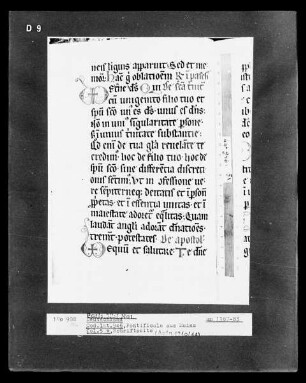 Pontificale aus Mainz — Schriftseite, Folio 5