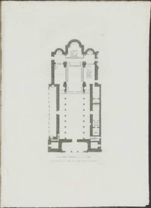 Pl. 65. Plan De L'Église Royale De Ste. Marie Nuova A Monreale.