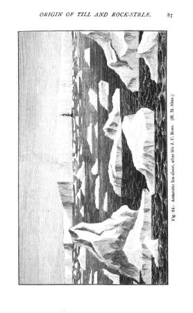 Fig. 22. - Antarctic Ice-sheet, after Sir J. C. Ross