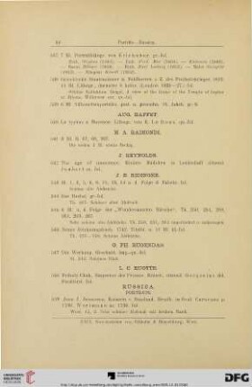 Russica (Nr. 549-632)