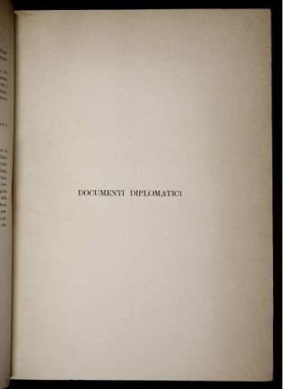 Documenti Diplomatici