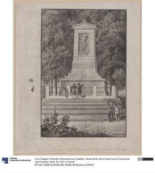 Wöhlsdorf bei Saalfeld. Denkmal für den Prinzen Louis Ferdinand von Preußen